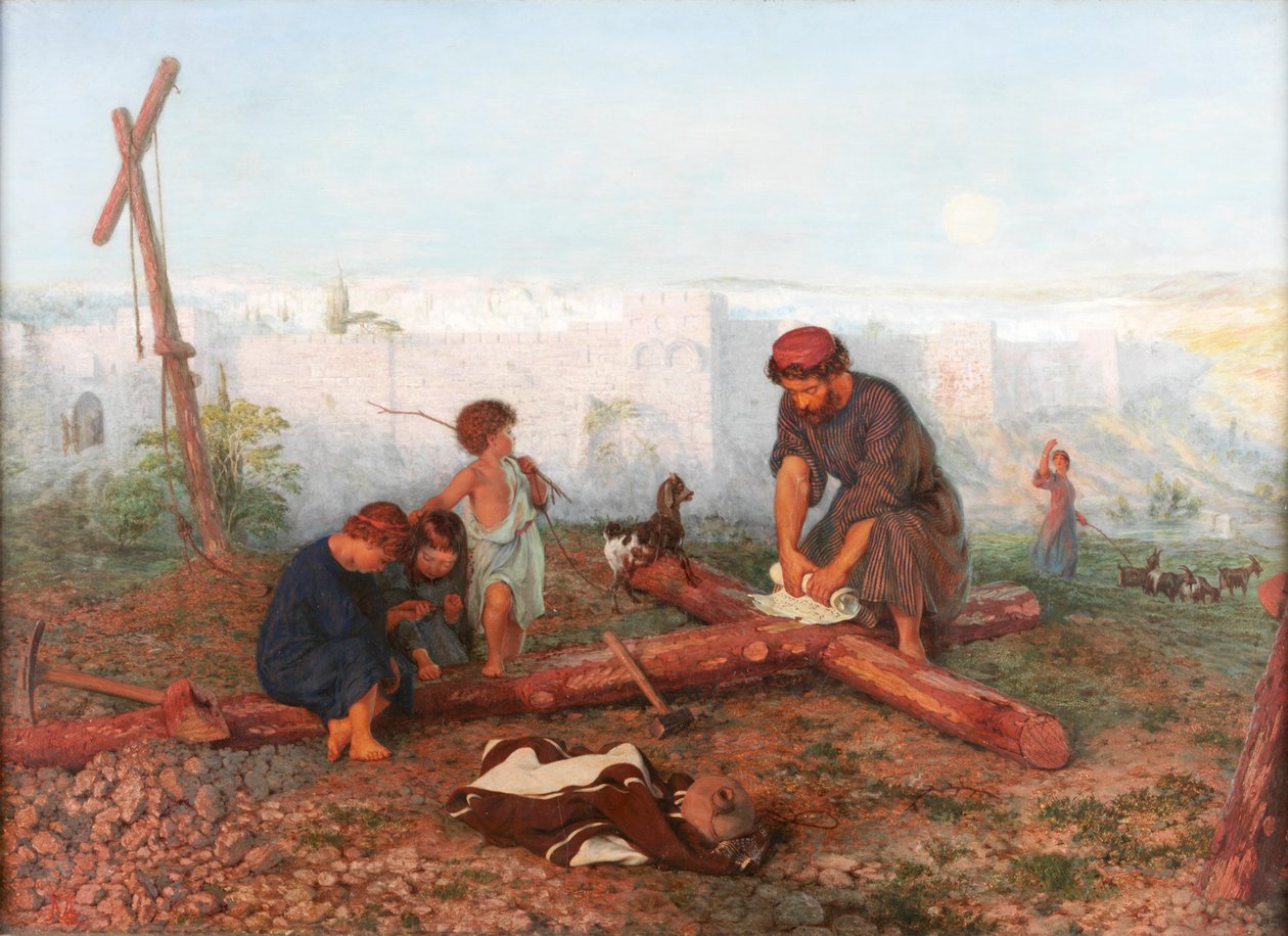 Dove lo crocifissero, 1862 da Philip Richard Morris