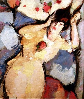 Ragazza sdraiata su un divano da Philip Wilson Steer