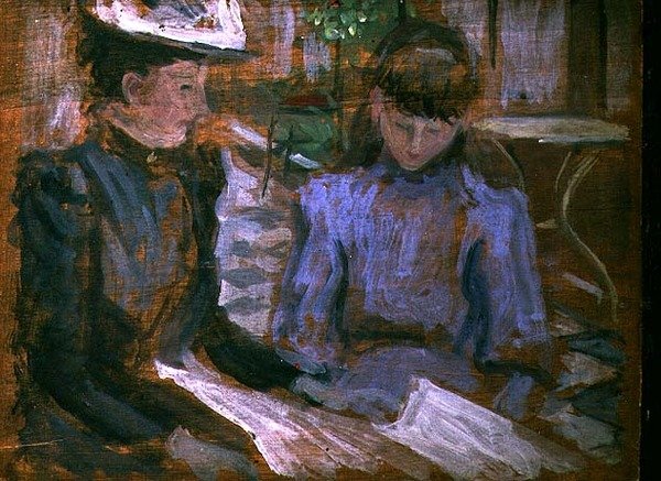 Madre e figlia, Boulogne, c.1894 da Philip Wilson Steer