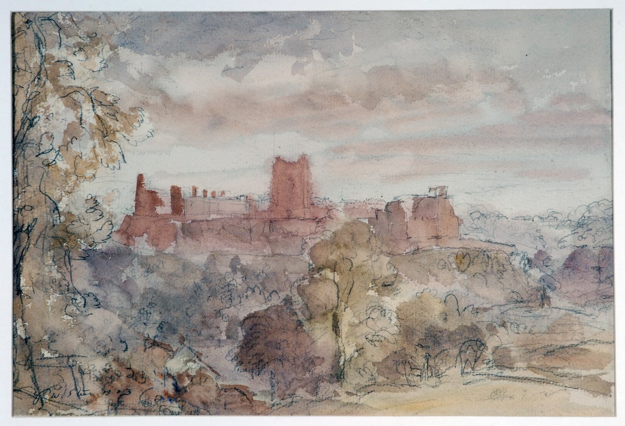 Castello di Richmond, Yorkshire da Philip Wilson Steer