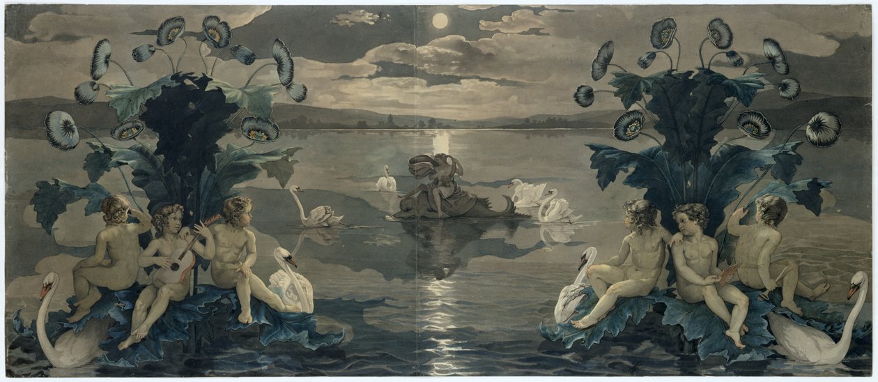 Il viaggio marino di Arione, 1809 da Philipp Otto Runge