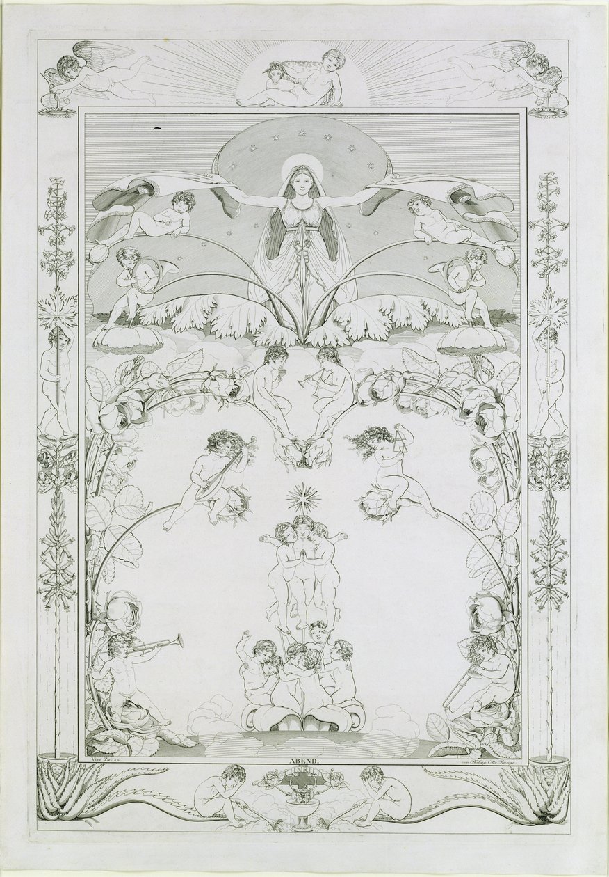 Sera, 1805 da Philipp Otto Runge