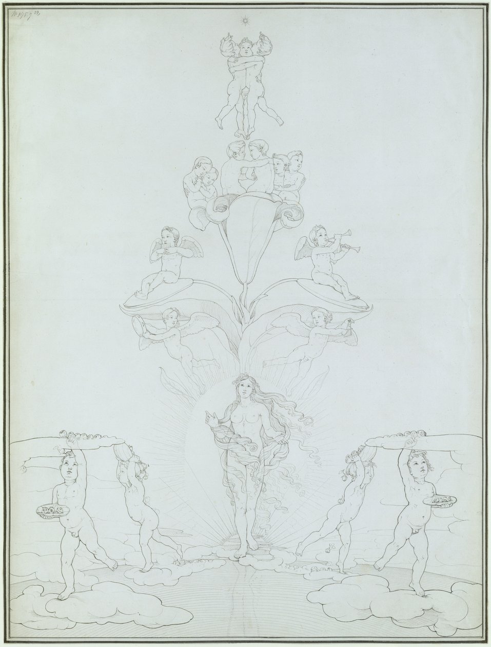 Il mattino, 1803 da Philipp Otto Runge