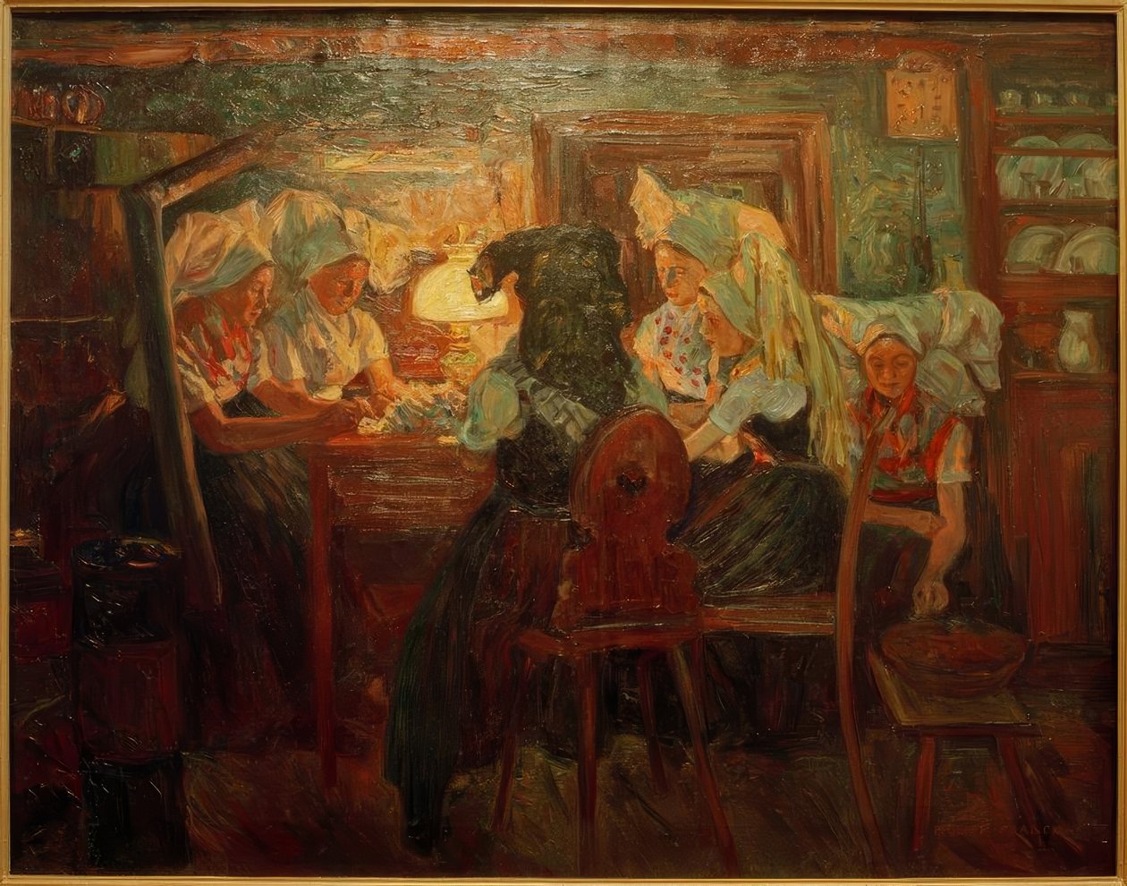 Alla luce della lampada da Philipp Franck