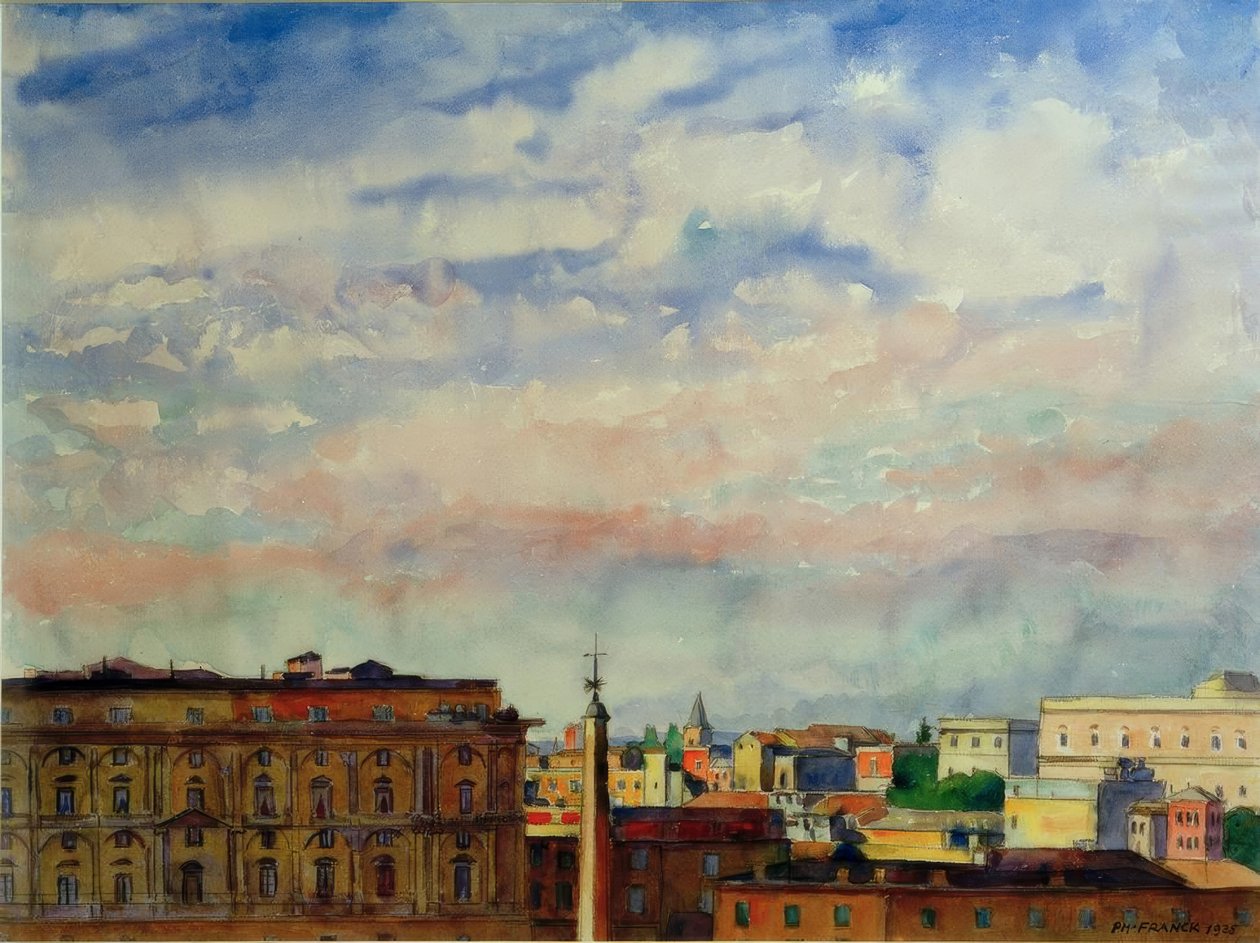 Nuvole su Roma da Philipp Franck