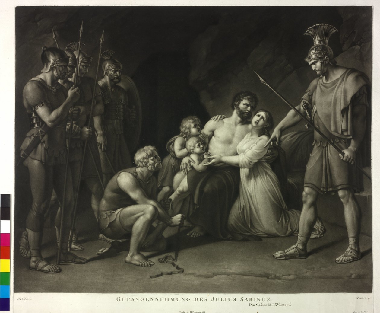Arresto di Giulio Sabino da Philipp Friedrich Hetsch