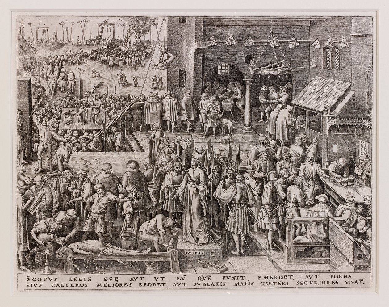 Giustizia, c. 1560 da Philipp Galle