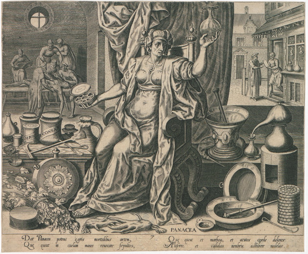 Panacea, 1574 da Philipp Galle