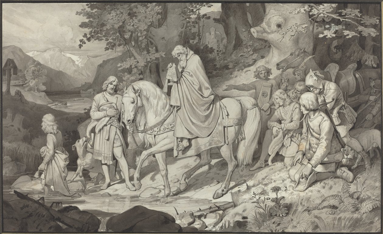 Il Conte di Asburgo da Philipp von Foltz
