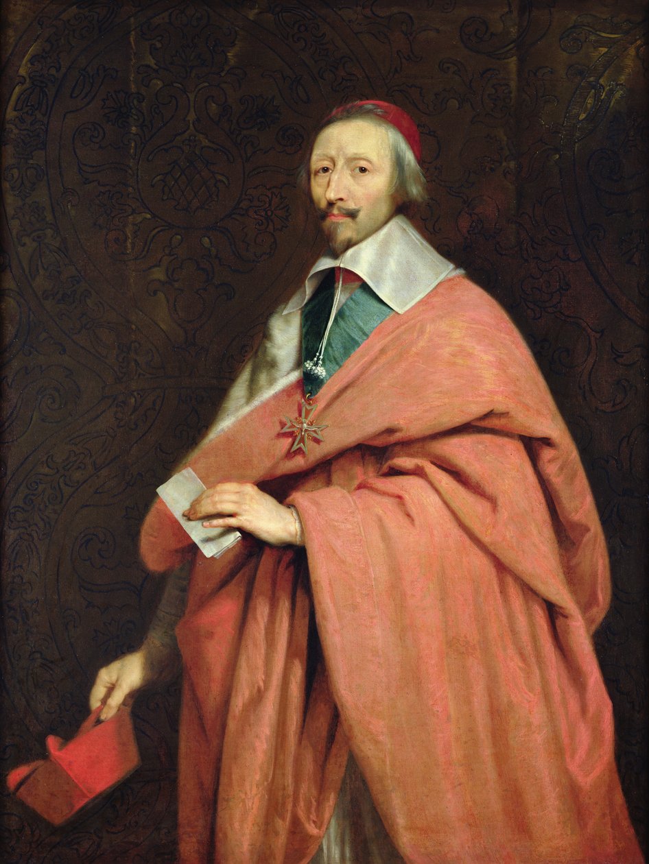 Cardinale Richelieu (1585-1642) c.1639 da Philippe de Champaigne