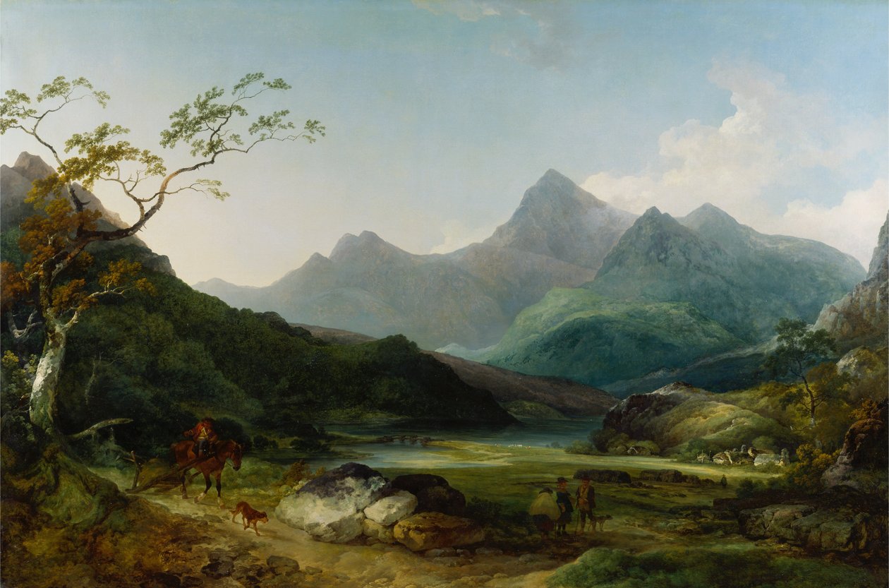 Snowdon da Capel Curig da Philippe Jacques de Loutherbourg