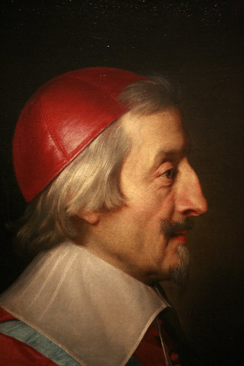 Cardinale de Richelieu (dettaglio) da Philippe de Champaigne