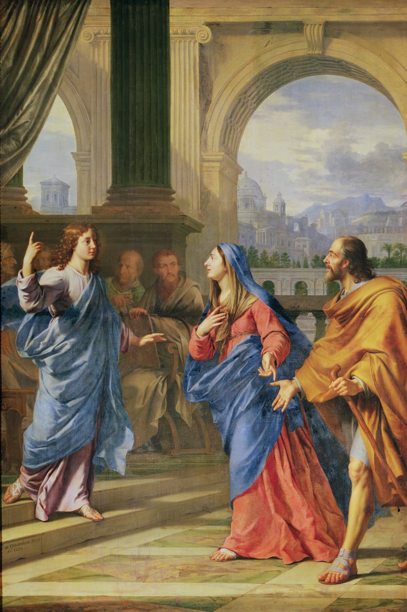 Gesù tra i Dottori, 1663 da Philippe de Champaigne