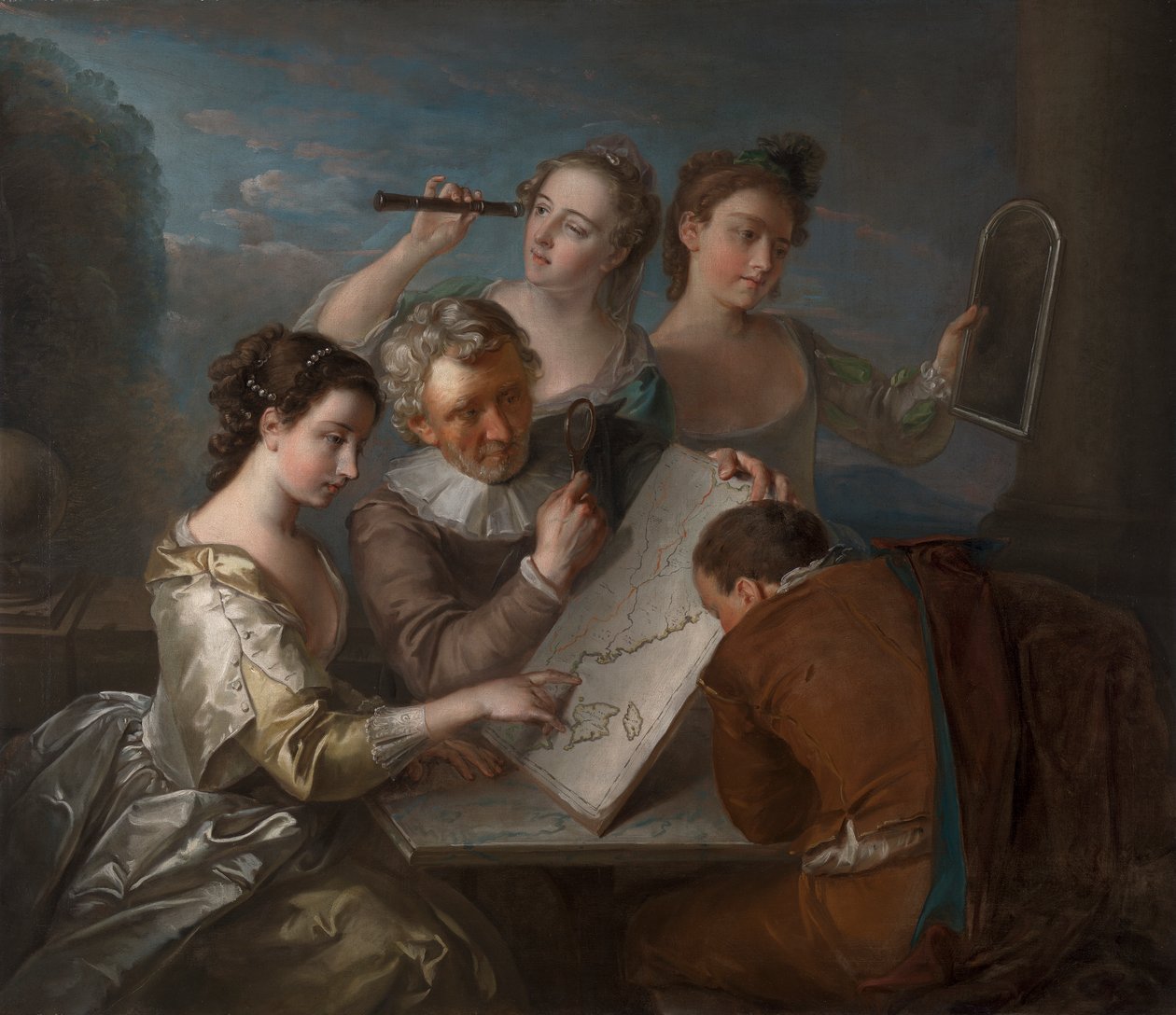 Il senso della vista da Philippe Mercier