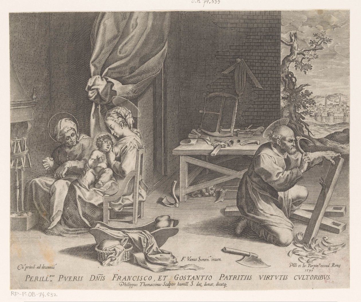 Sacra Famiglia da Philippe Thomassin