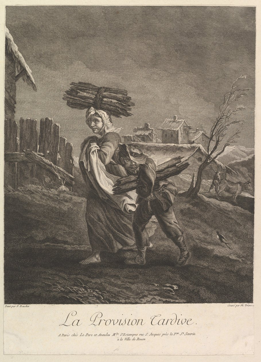 La tarda provvista, 1771 da Philippe Triere