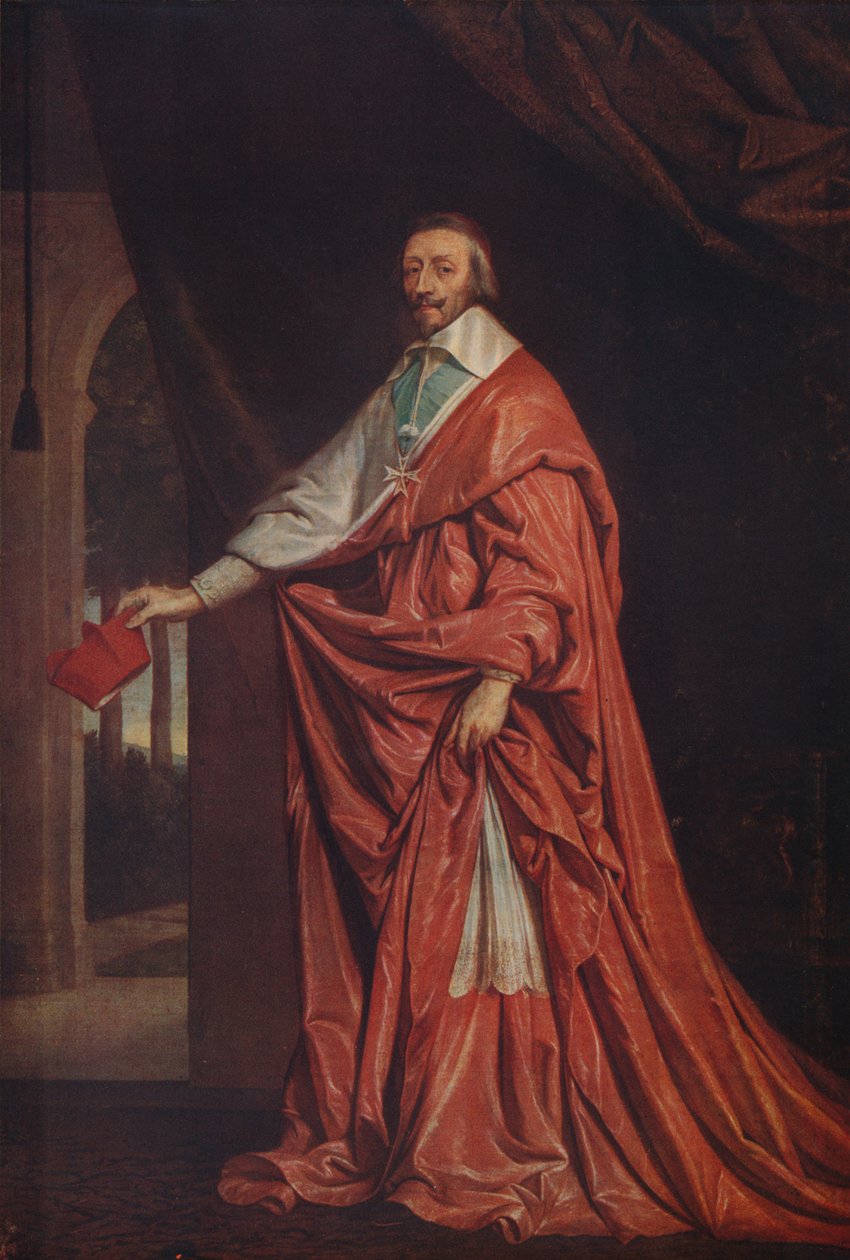 Cardinale Richelieu, 1633-1640, c1915 da Philippe de Champaigne