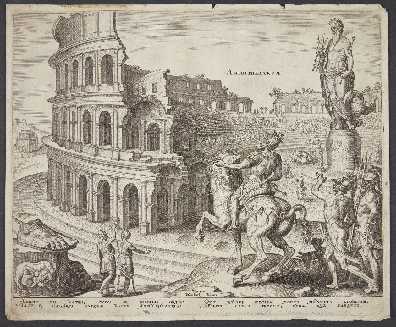 Il Colosseo a Roma da Philips Galle