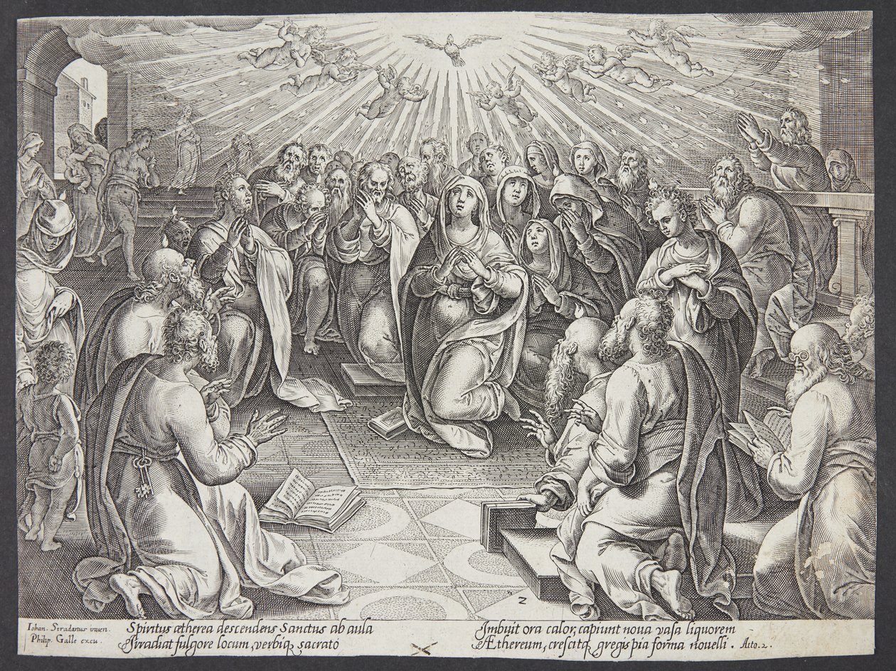 La discesa dello Spirito Santo da Philips Galle