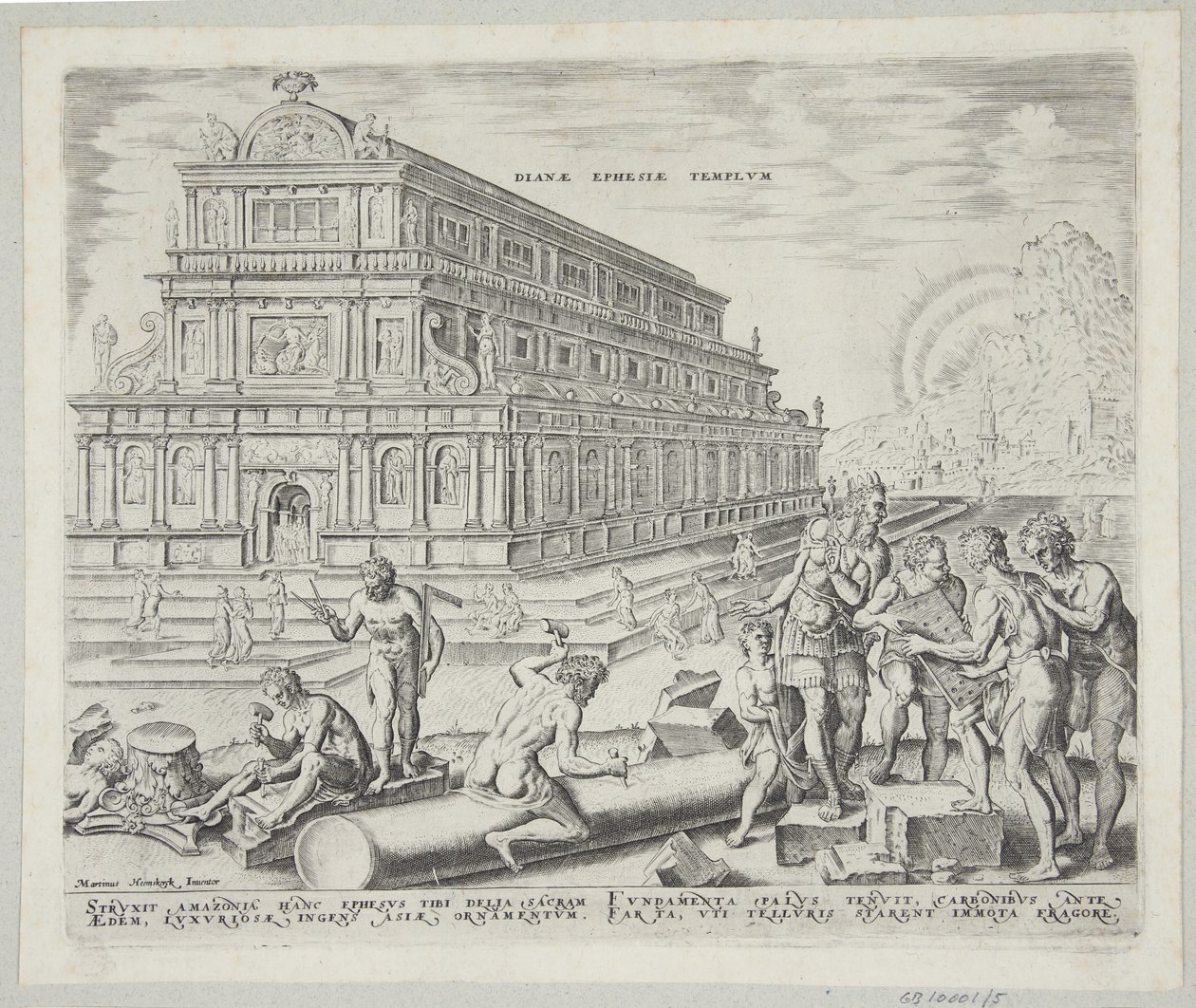 Il tempio di Diana a Efeso da Philips Galle