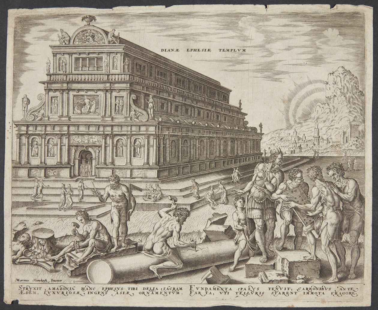 Il tempio di Diana a Efeso da Philips Galle
