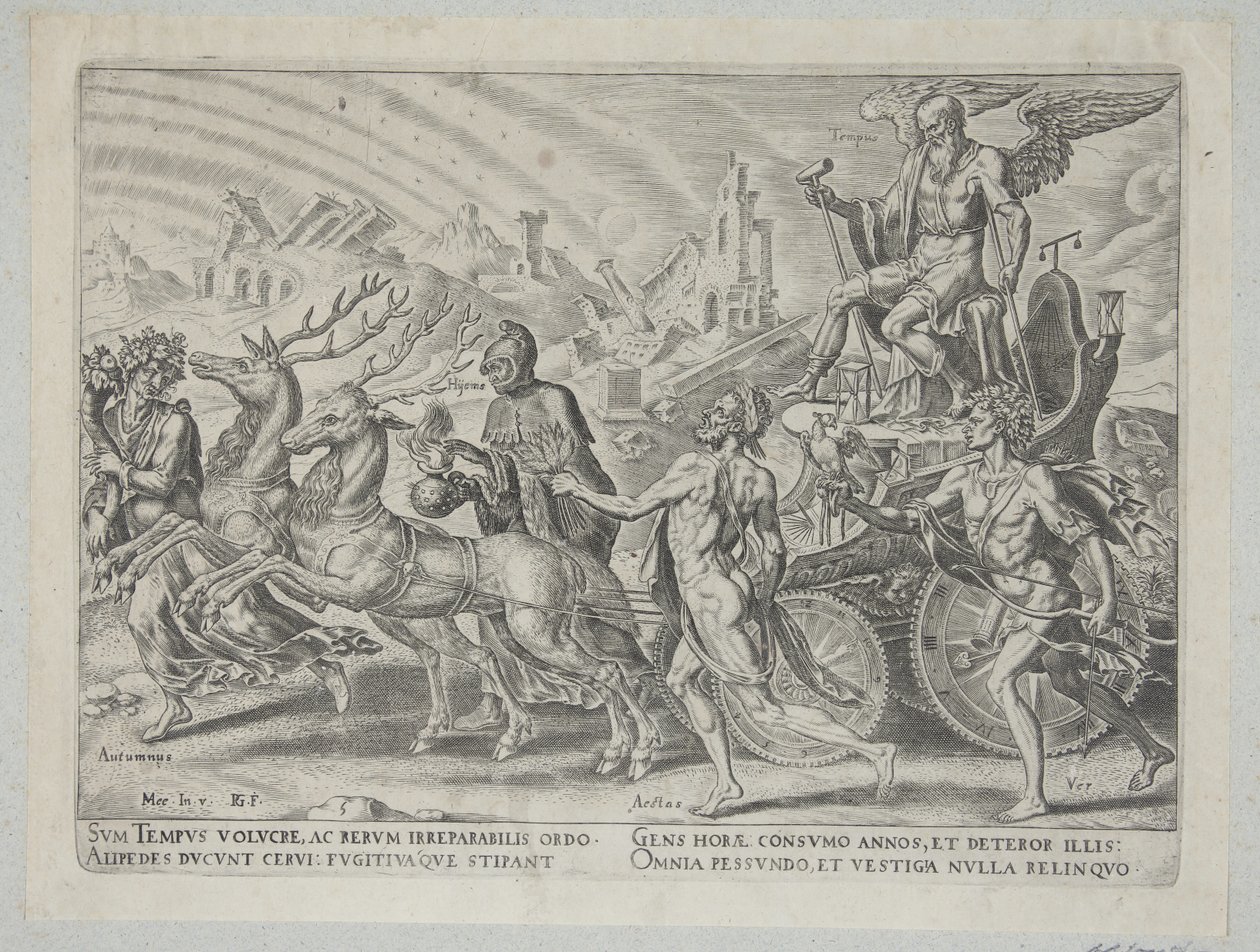 Il trionfo del tempo da Philips Galle