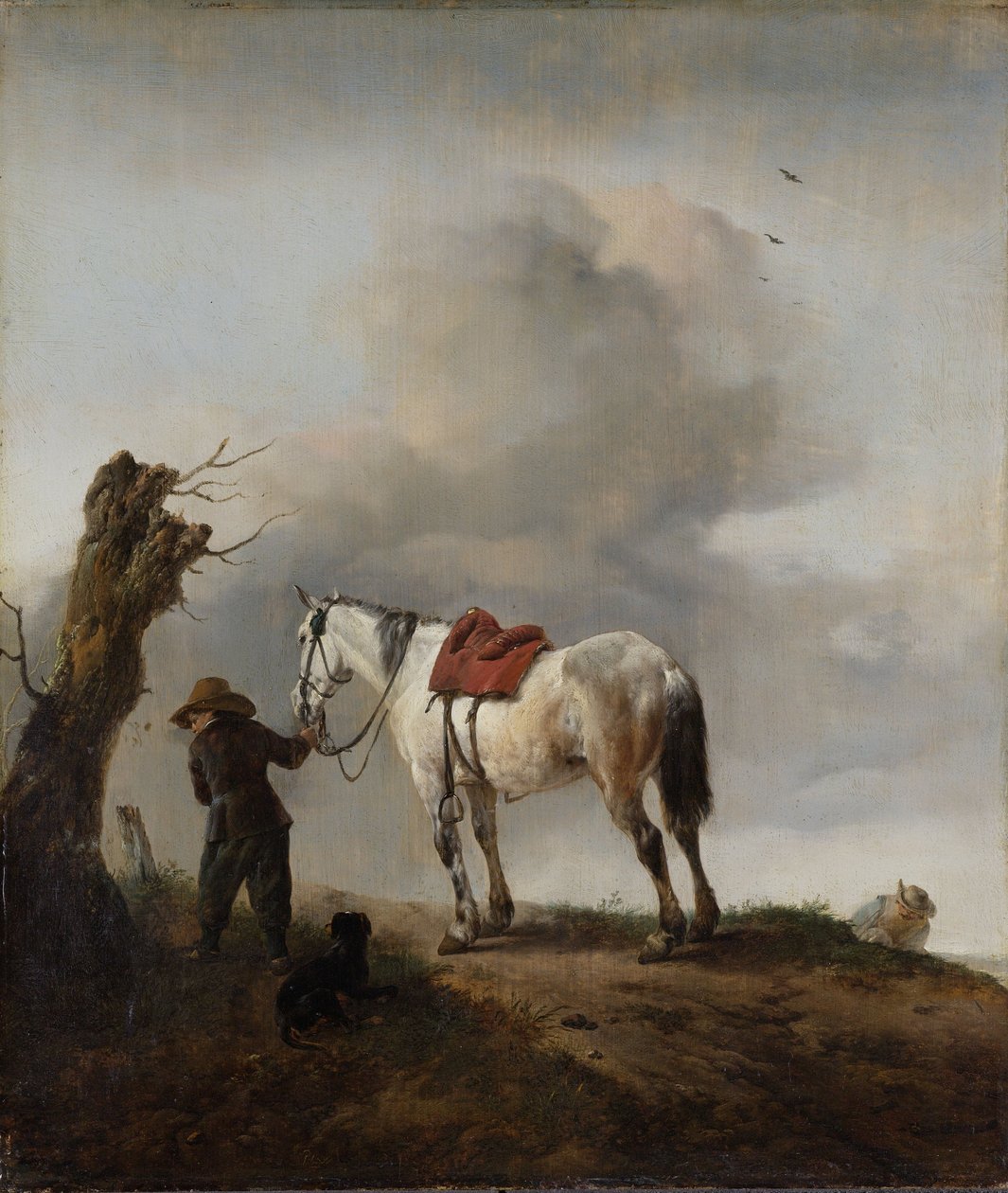 Il cavallo grigio da Philips Wouwerman
