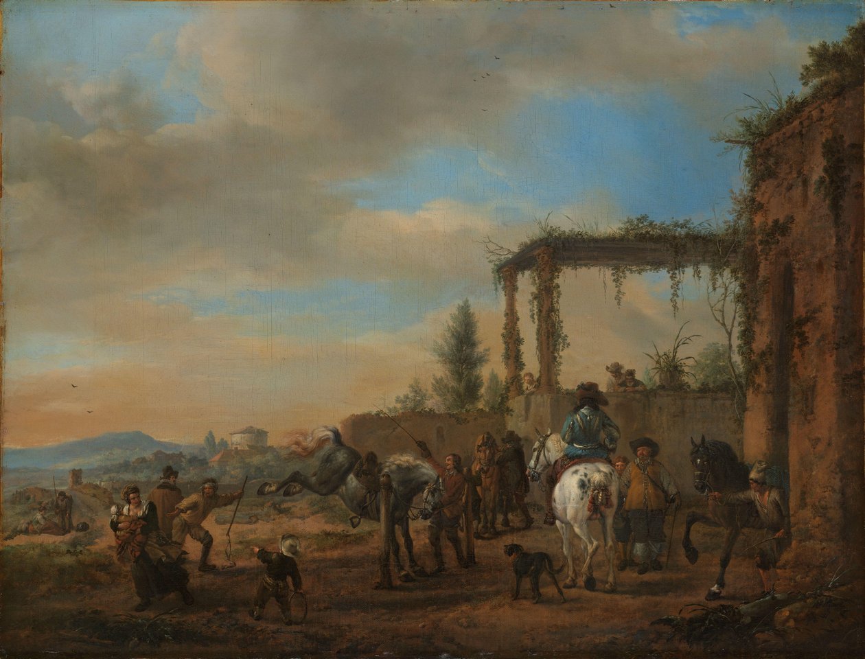 La scuola di equitazione da Philips Wouwerman