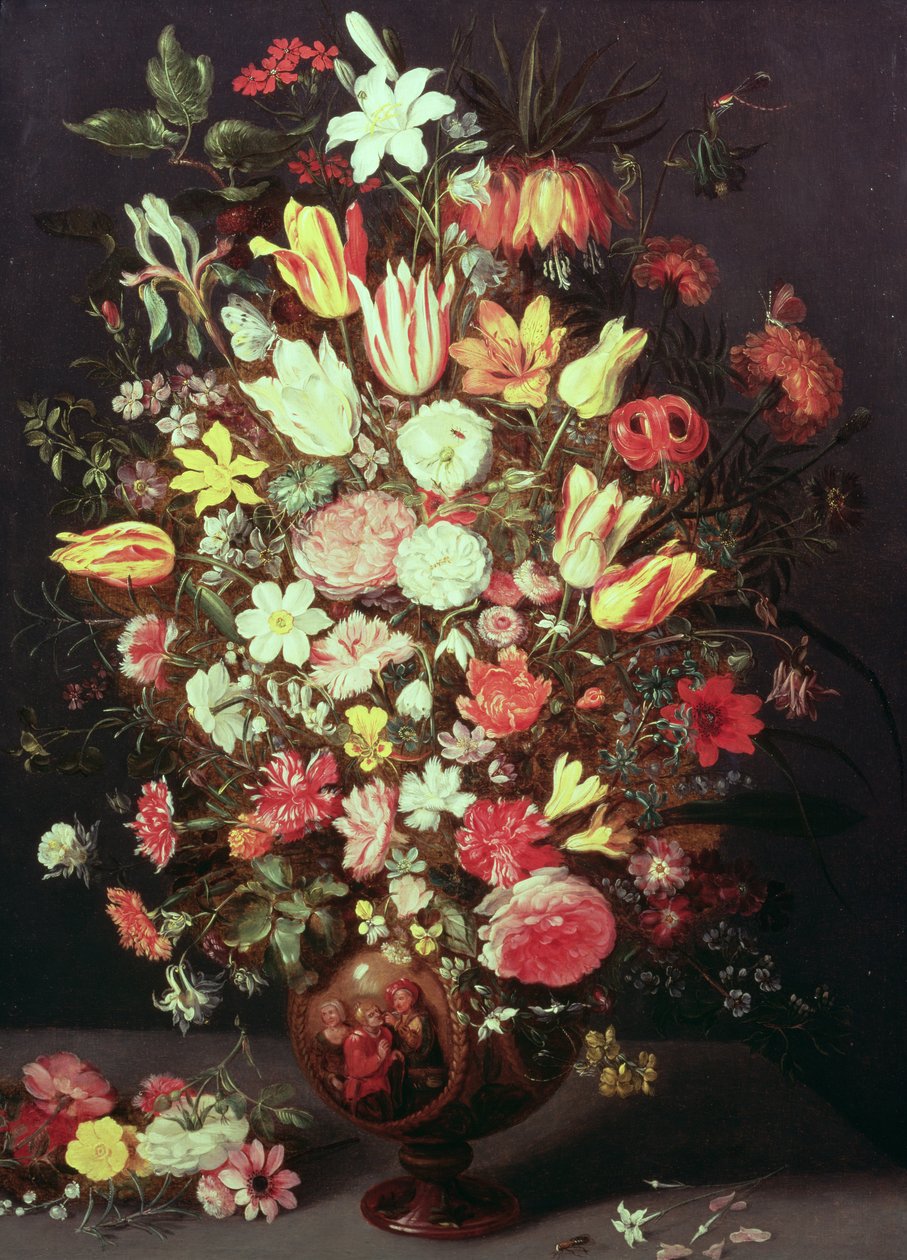 Fiori in un vaso da Phillipe de Marlier