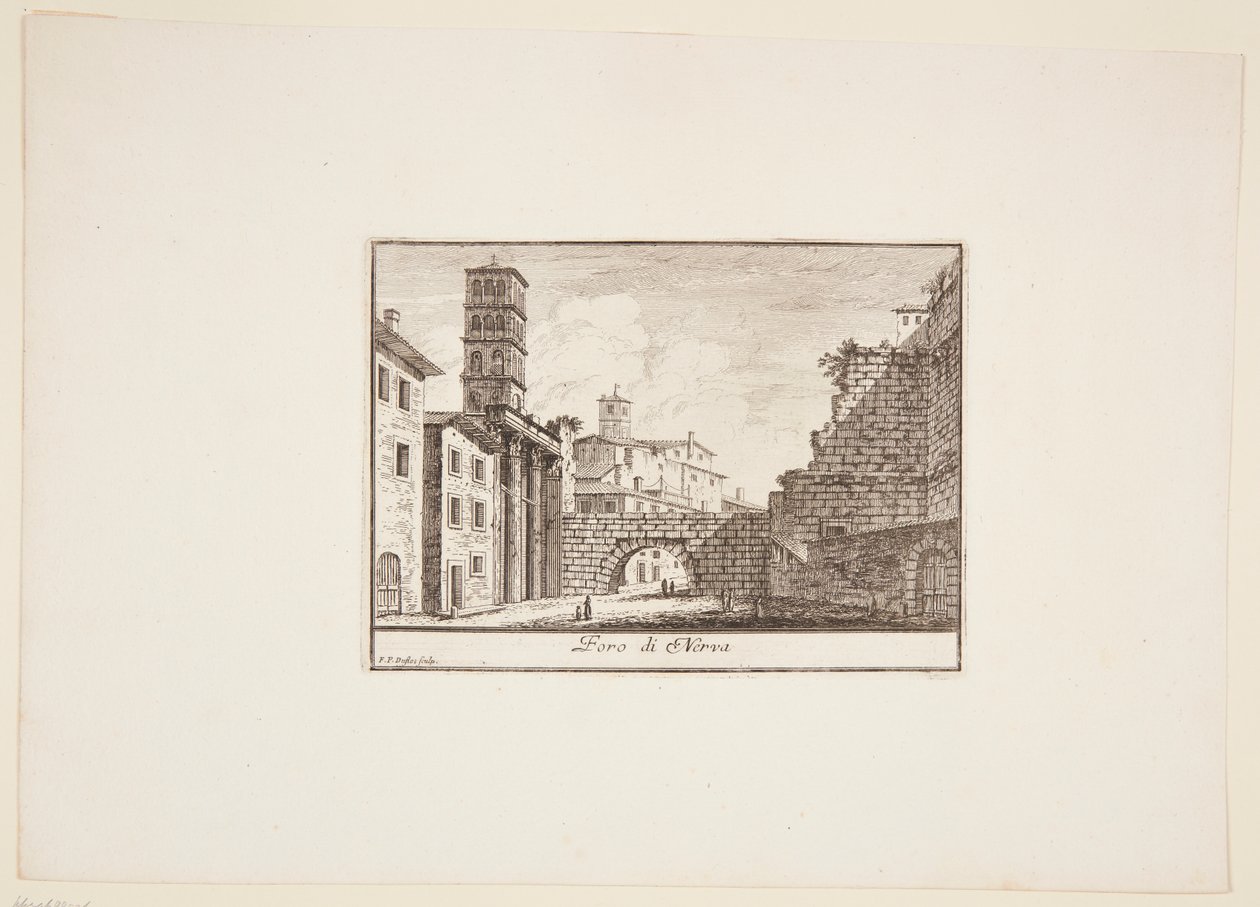 Danese:  Il Foro di Nerva da Philothée Francois Duflos