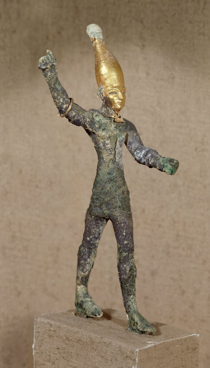 Idolo del dio Baal, da Ugarit, Siria da Phoenician