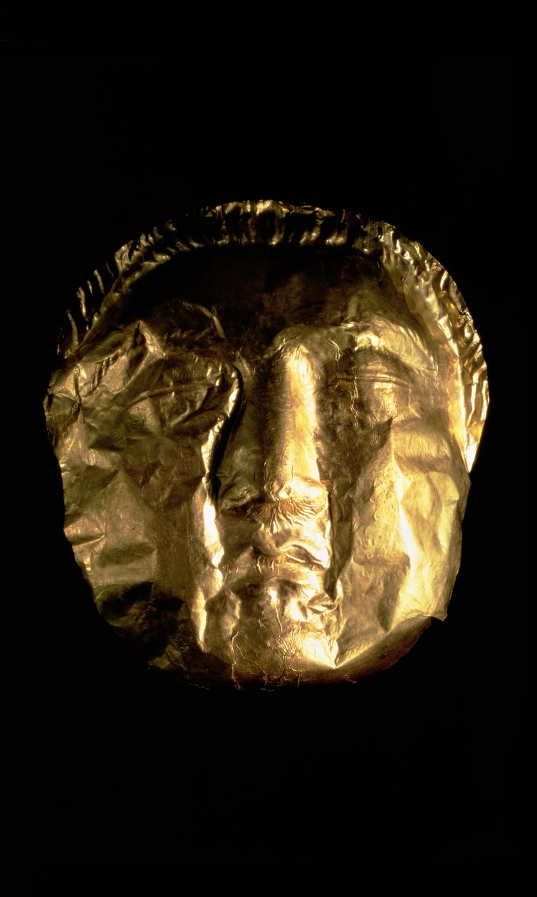 Maschera Funeraria, V-IV secolo a.C. da Phoenician Phoenician