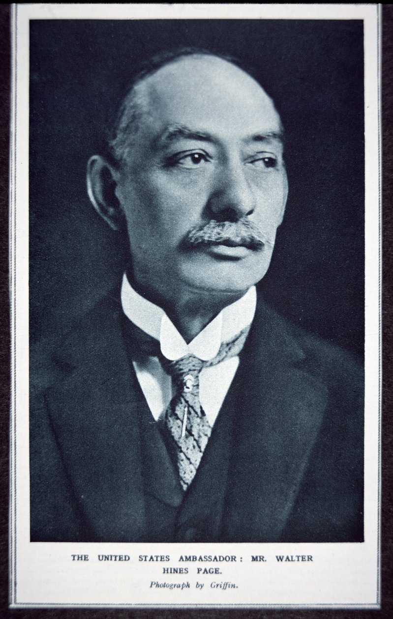 Walter Hines Page (1855-1918) (foto in b/n) da Photographer American