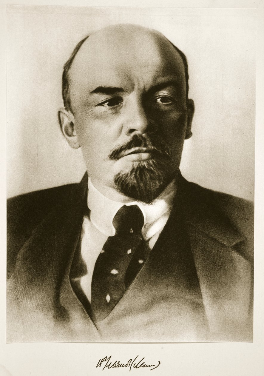 Lenin (fotoincisione) da Photographer Russian