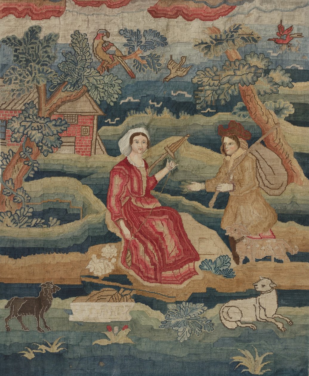 Pannello a punto croce, c. 1939 da Phyllis Dorr