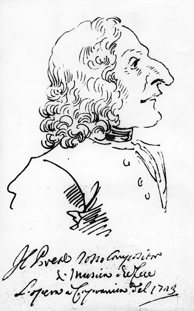 Antonio Vivaldi da Pier Leone Ghezzi
