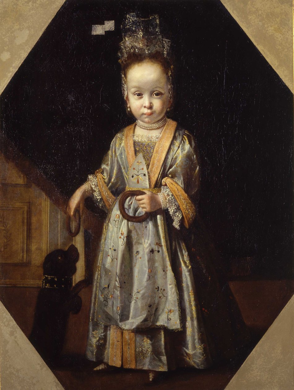 Ritratto di una bambina con cucciolo da Pierfrancesco Cittadini