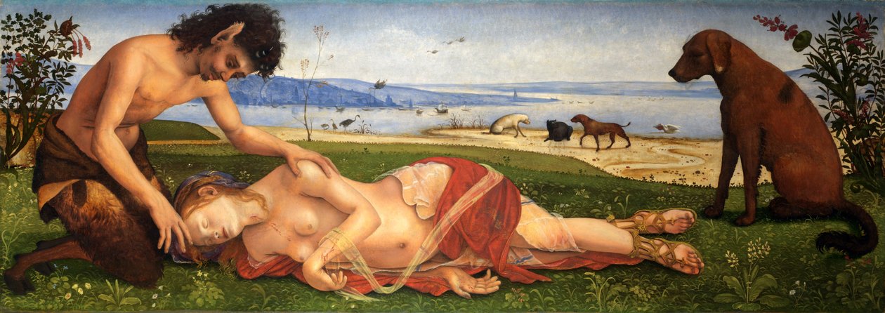 Un satiro in lutto per una ninfa, c.1495 da Piero di Cosimo