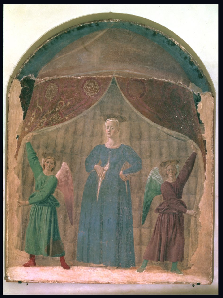 La Madonna del Parto, c.1460 (pre-restauro) da Piero della Francesca