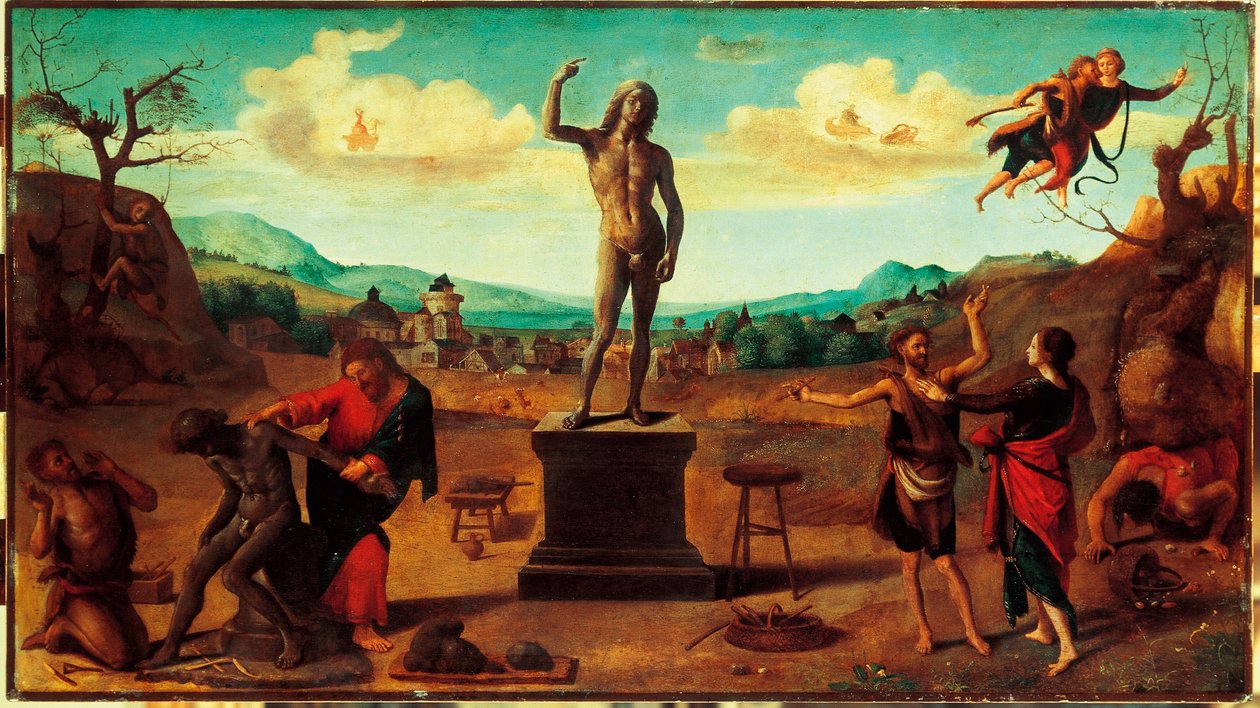 Il mito di Prometeo , 1515 circa (dipinto) da Piero di Cosimo