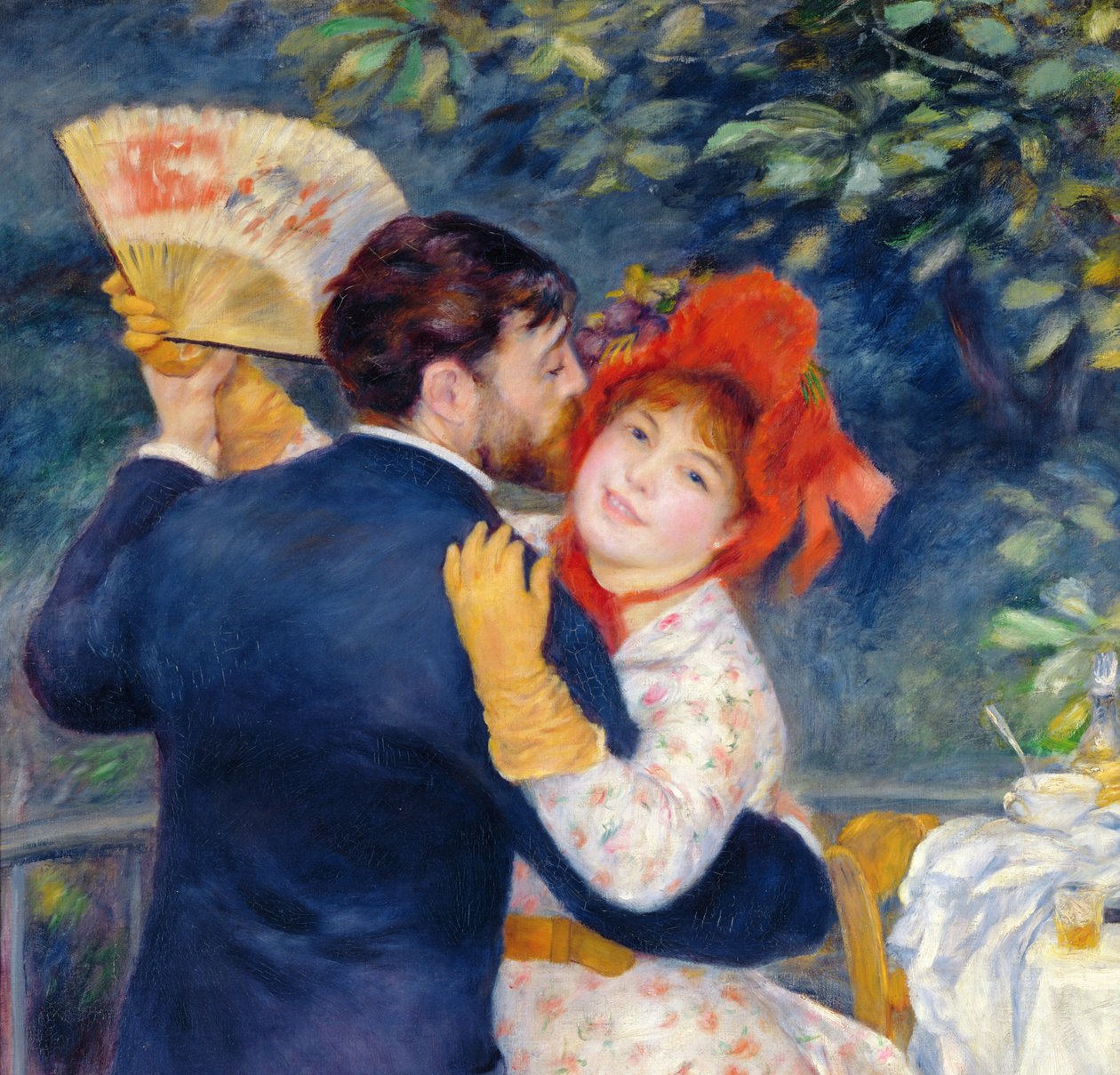 Una danza in campagna (dettaglio) da Pierre Auguste Renoir