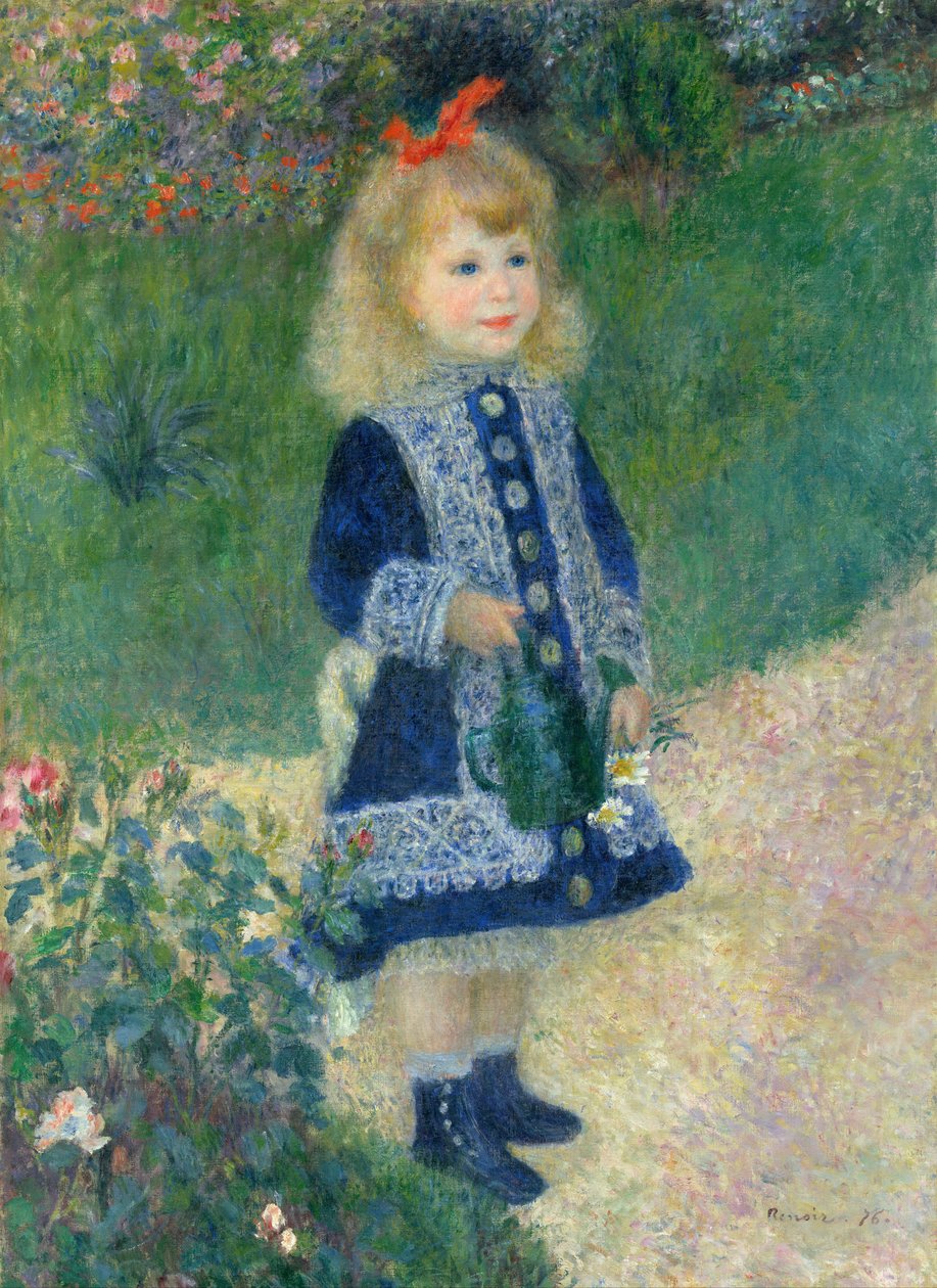 Ragazza con un annaffiatoio da Pierre Auguste Renoir