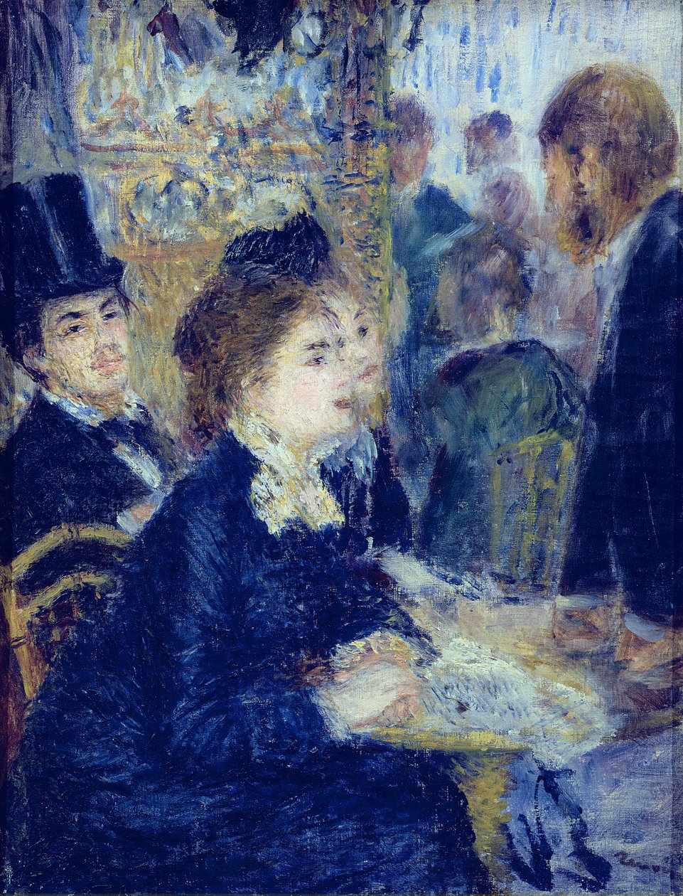 Al caffè, c.1877 da Pierre Auguste Renoir