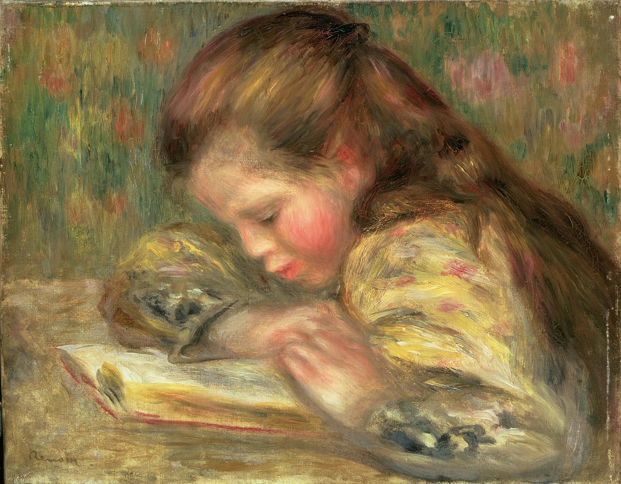 Bambino che legge da Pierre Auguste Renoir