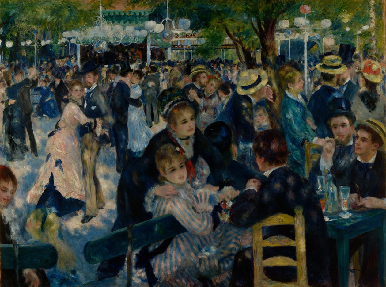 Ballo al Moulin de la Galette da Pierre Auguste Renoir