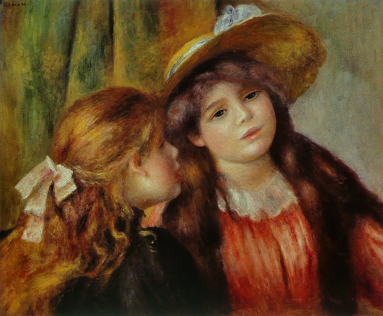 Due bambine da Pierre Auguste Renoir