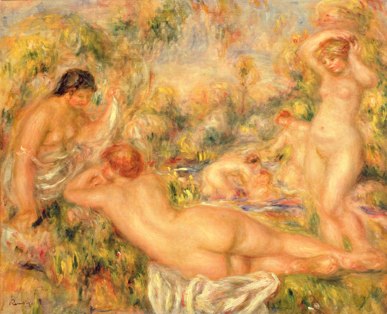 Gruppo di Bagnanti, 1918 da Pierre Auguste Renoir
