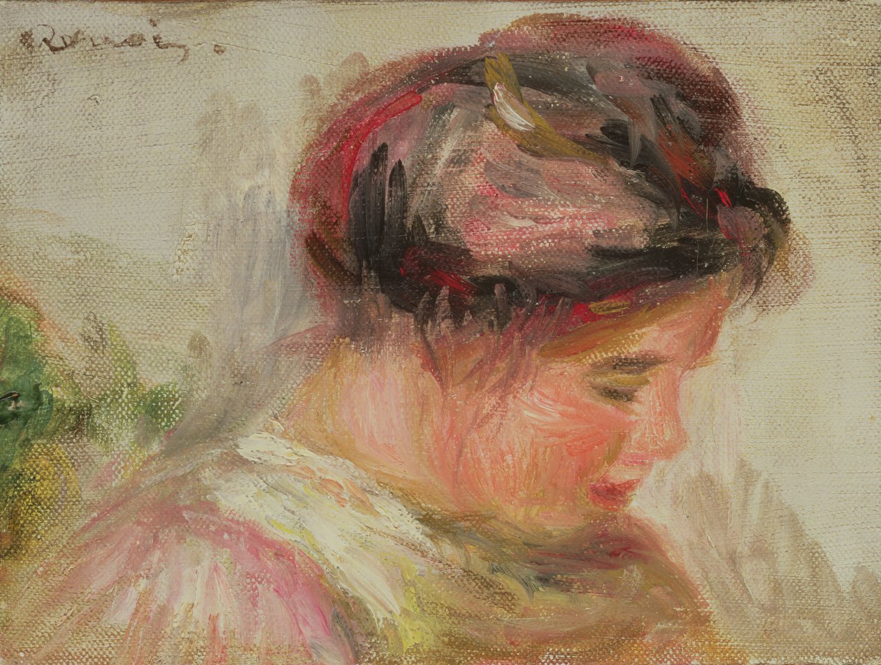 Testa di Gabrielle da Pierre Auguste Renoir