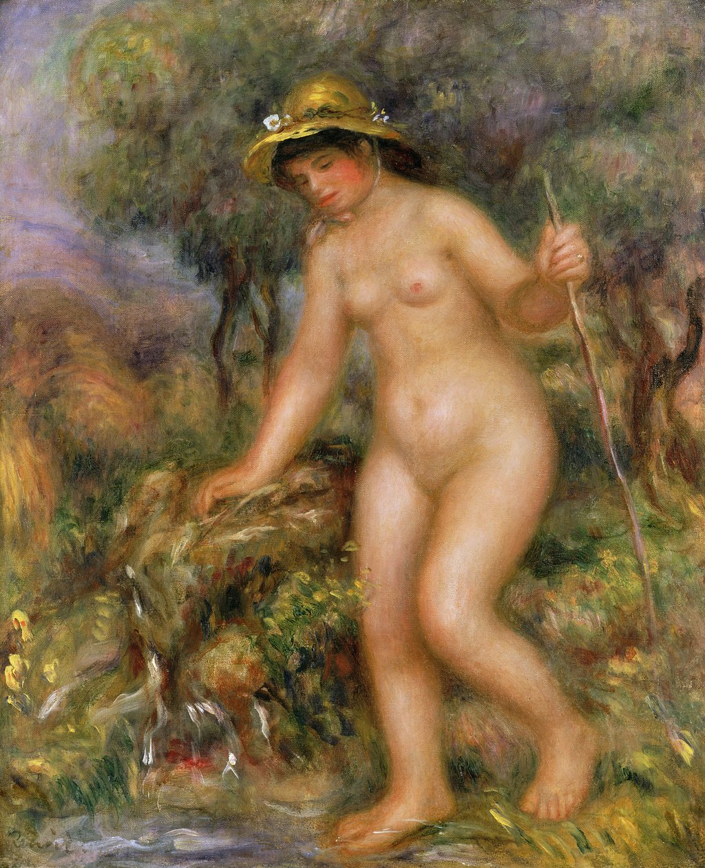 La Source o Gabrielle Nue da Pierre Auguste Renoir