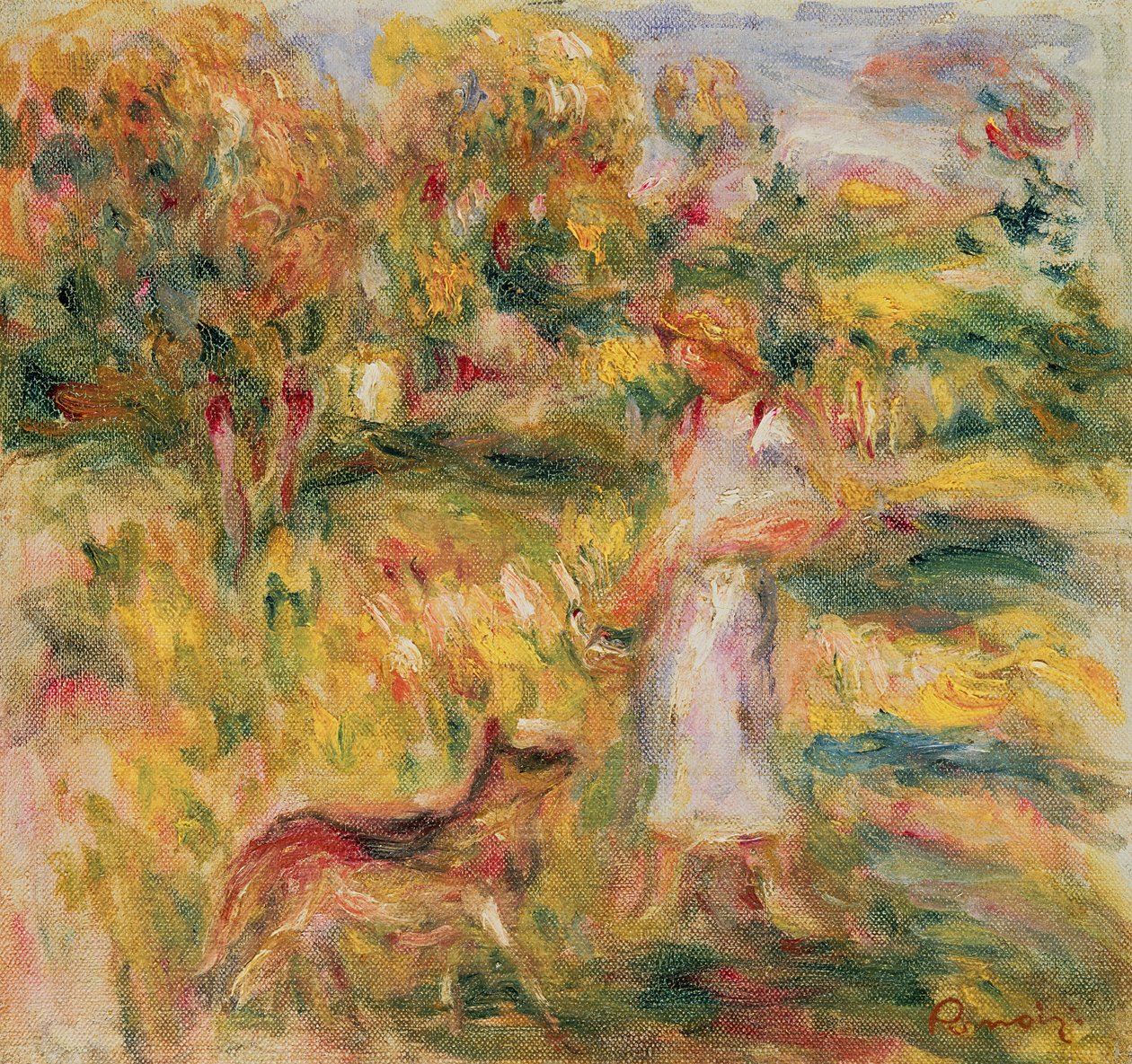 Paesaggio con la moglie dell